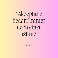 Akzeptanz &amp; Instanz